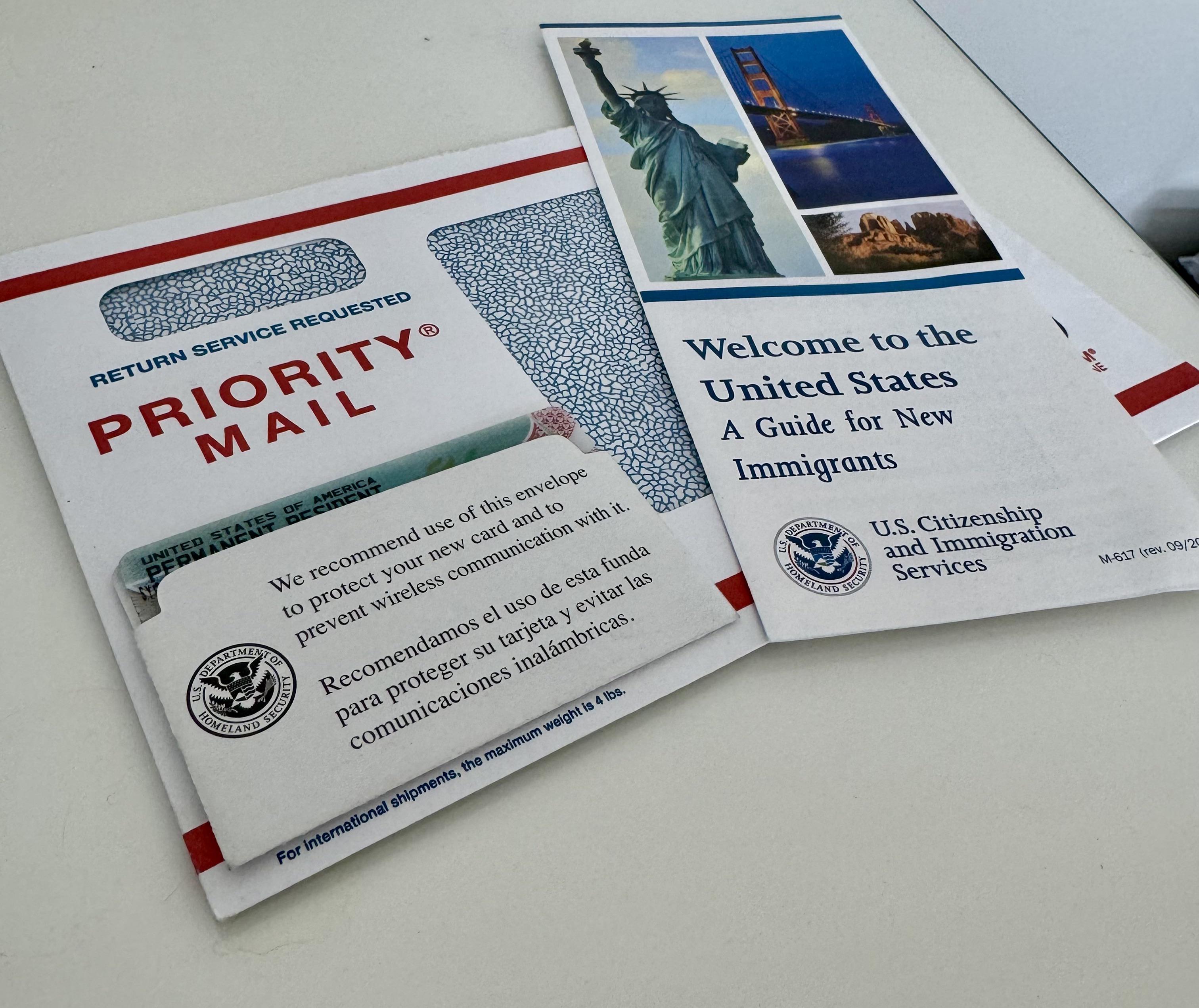 Green card approval - Carlos Martinez, Master's Student